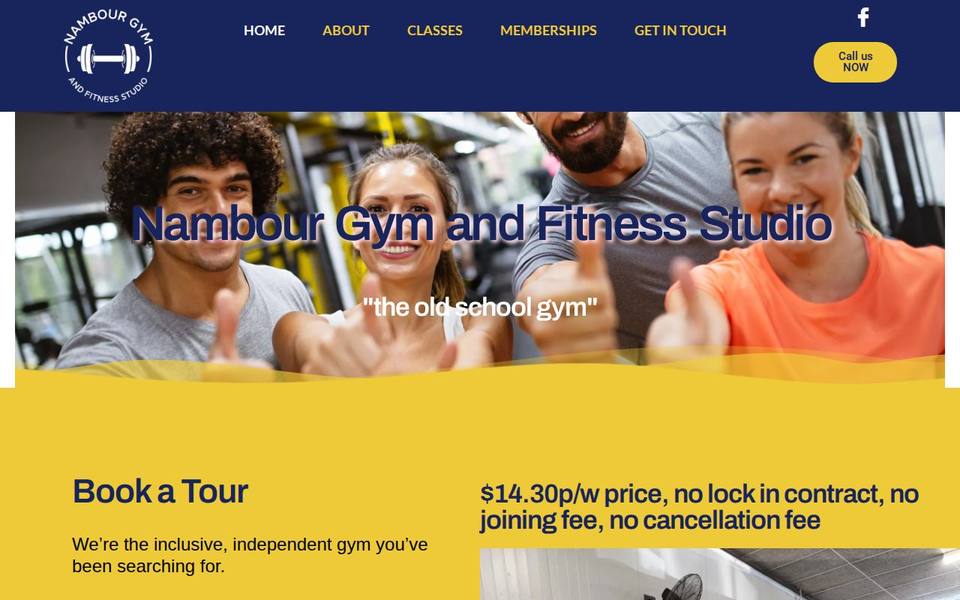 Nambour Gym & Fitness Studio website