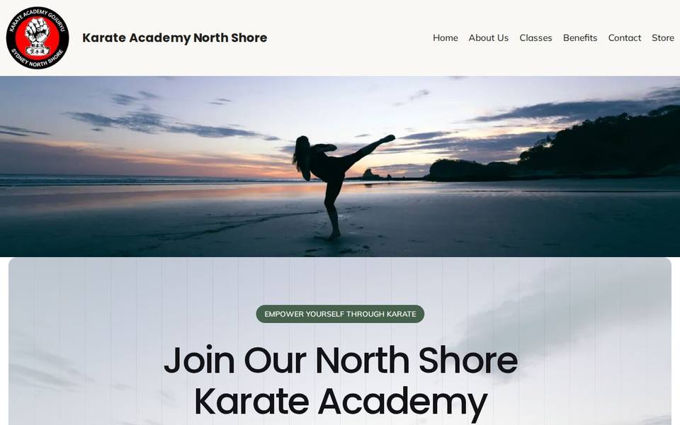 Karate Academy St Ives website