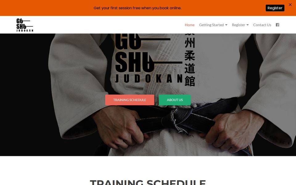 Goshu Judokan website