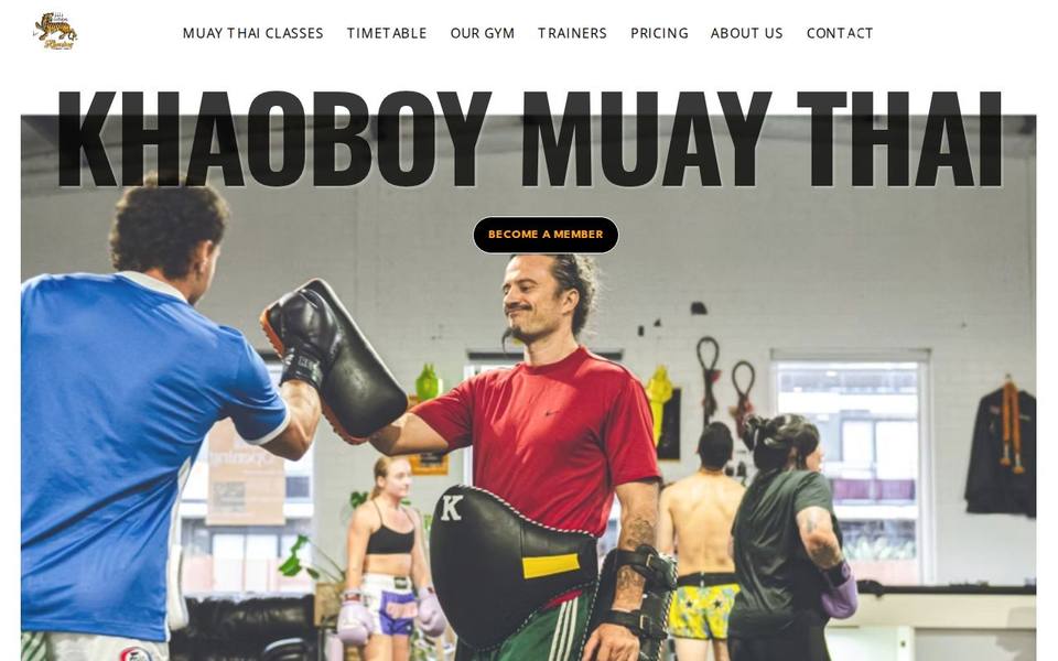 Khaoboy Muaythai website