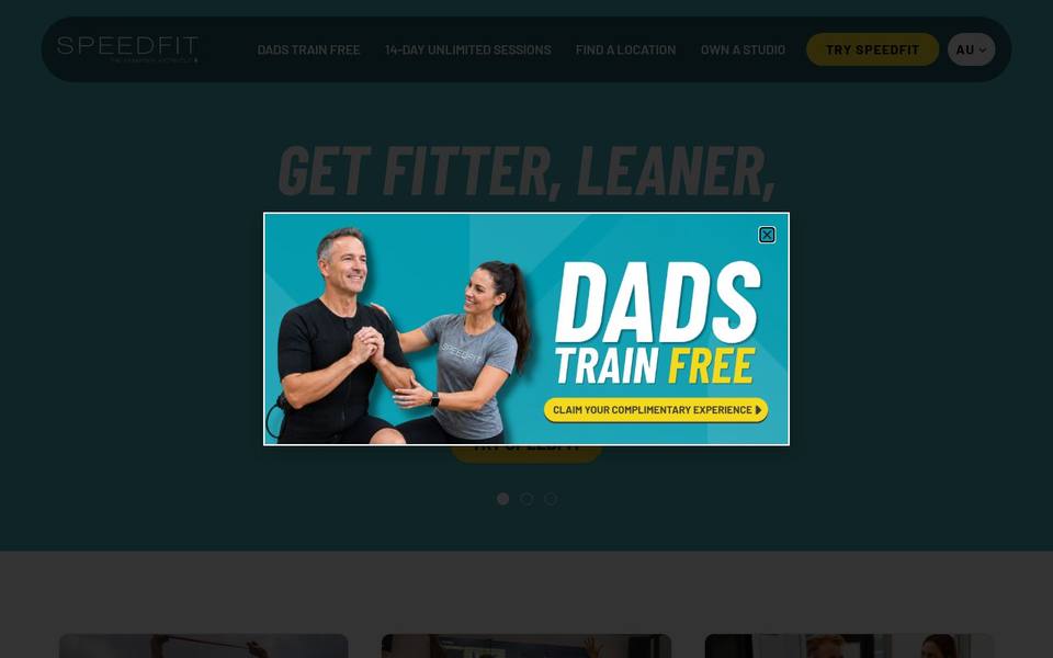 SpeedFit Hornsby website
