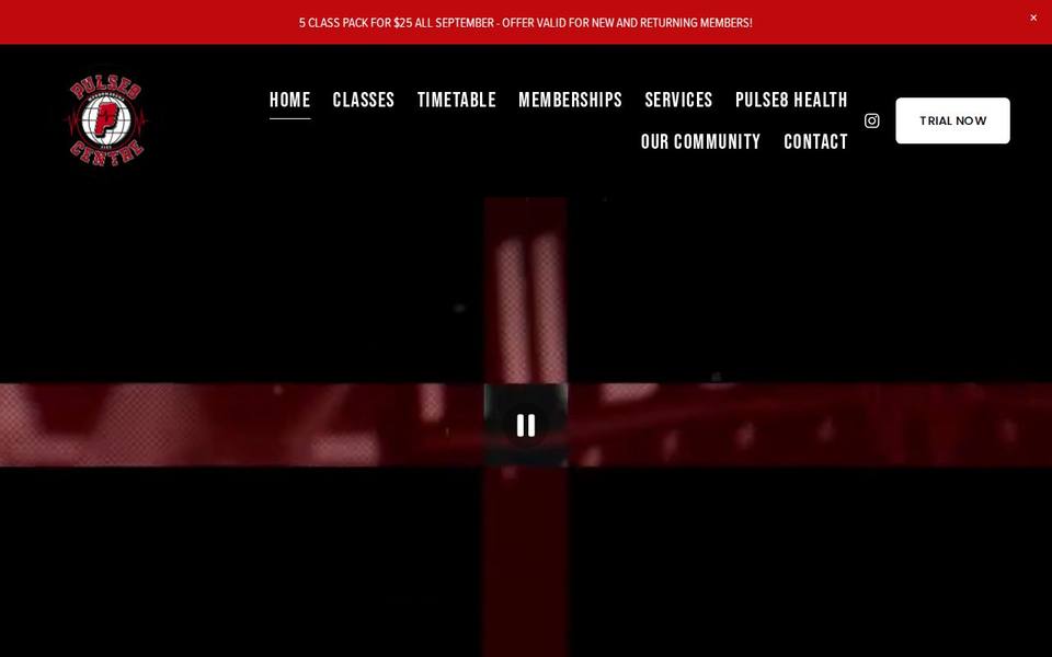 Pulse8 Centre website