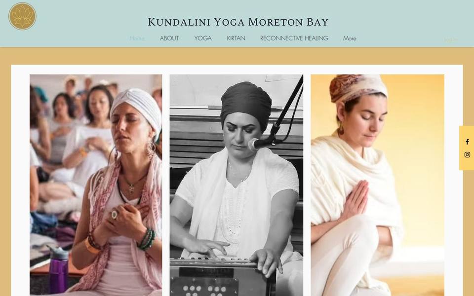 Kundalini Yoga Moreton Bay website