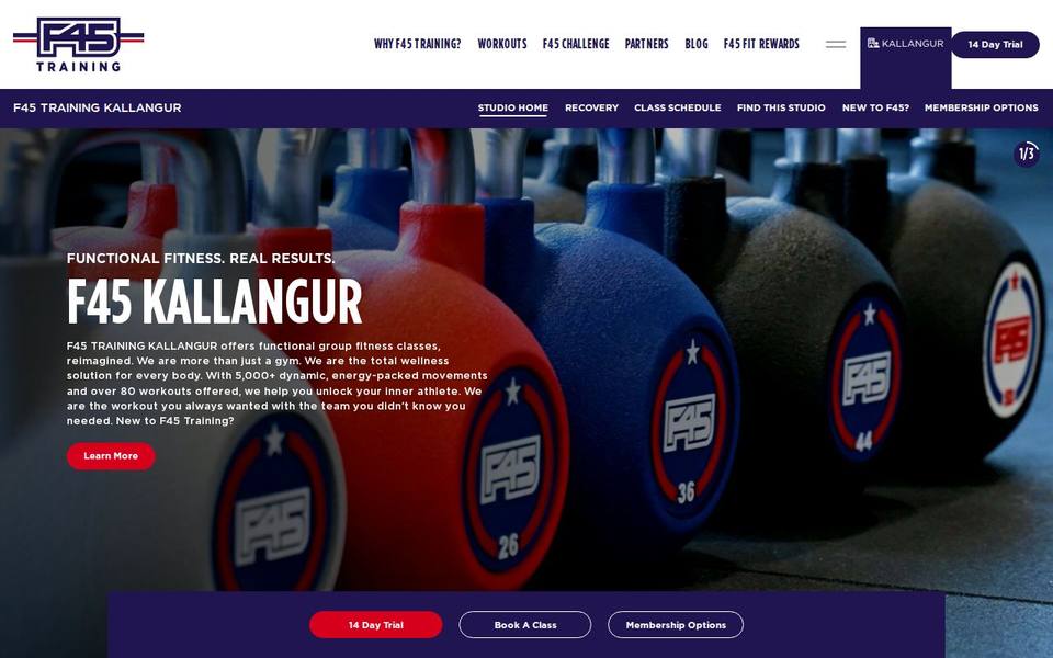 F45 Kallangur website