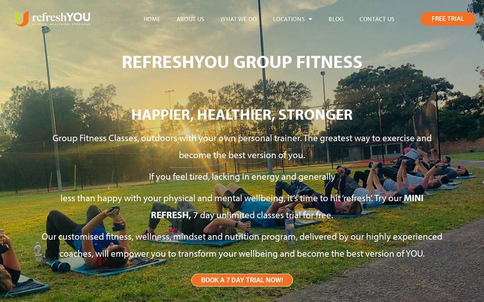 Refresh You - Meadowbank website