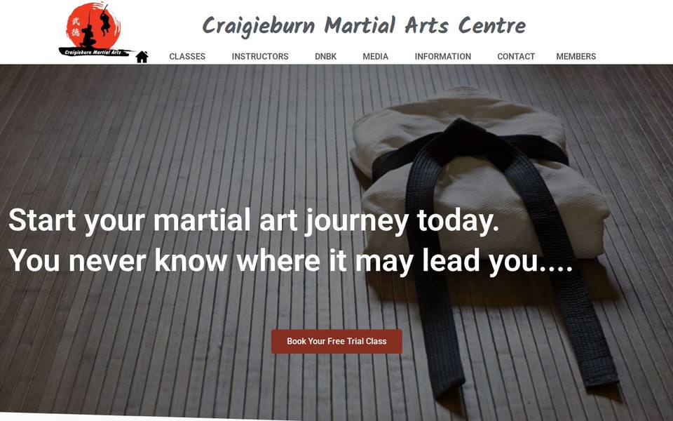 Craigieburn Martial Arts Centre website