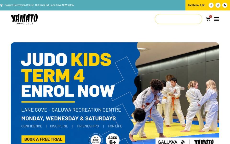 YAMATO Judo Club website