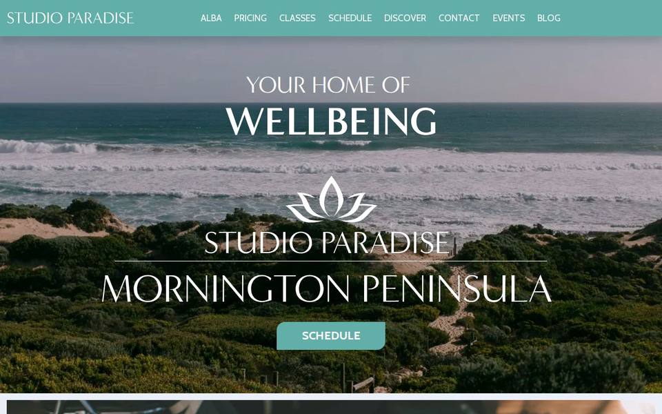 Studio Paradise website
