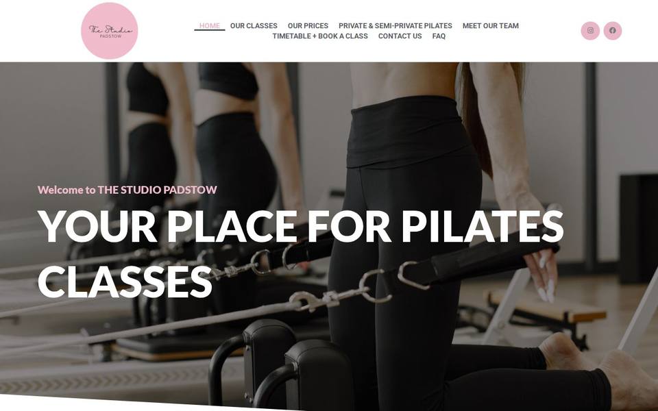 The Studio Padstow website