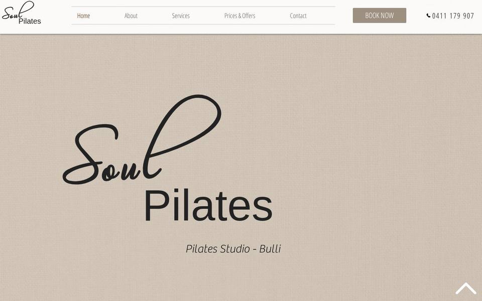 Soul Pilates Bulli website