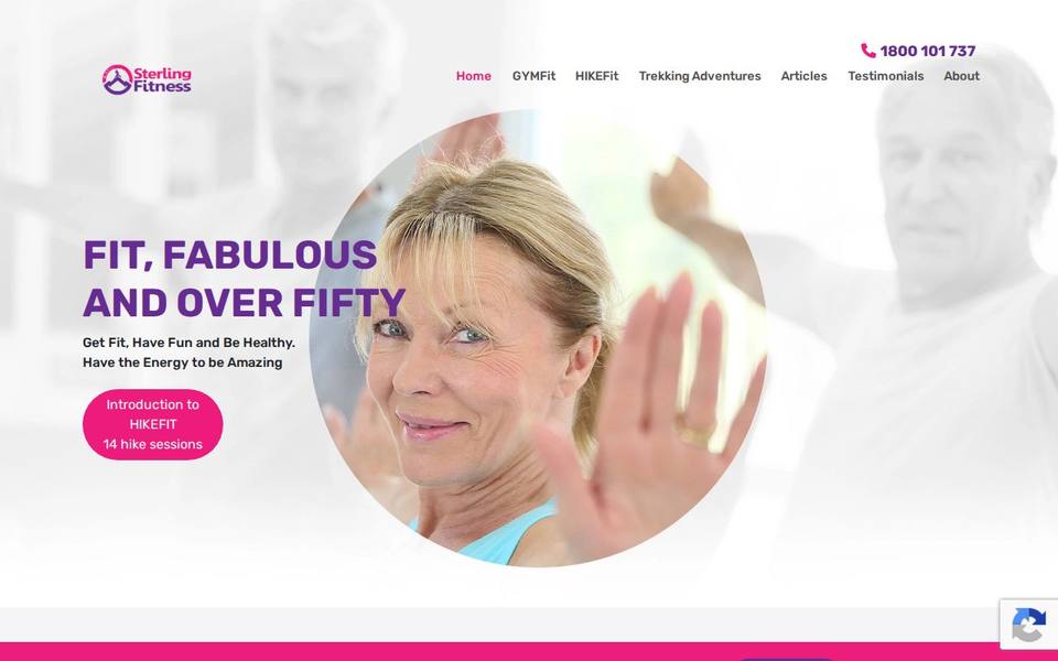 Sterling Results Fitness Club website