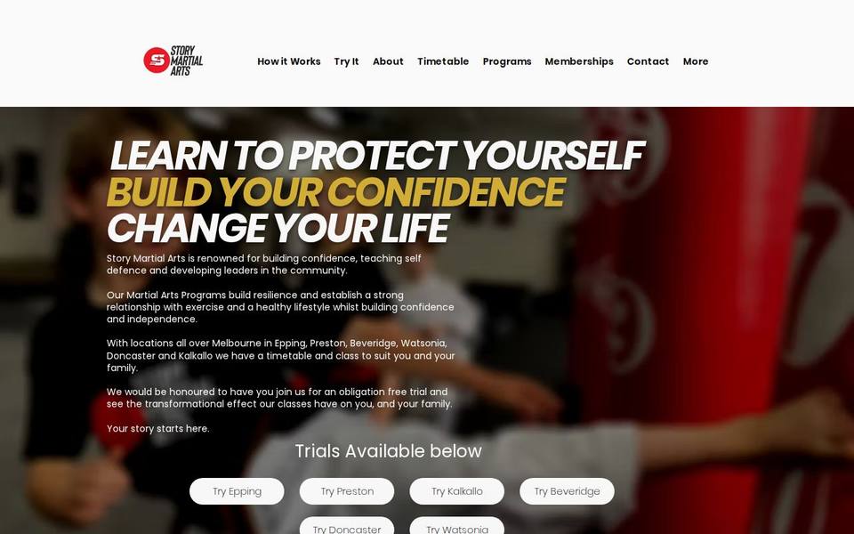 Body Work Boxing website