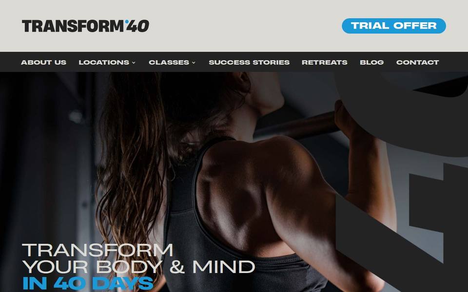 Transform 40 Carlton website