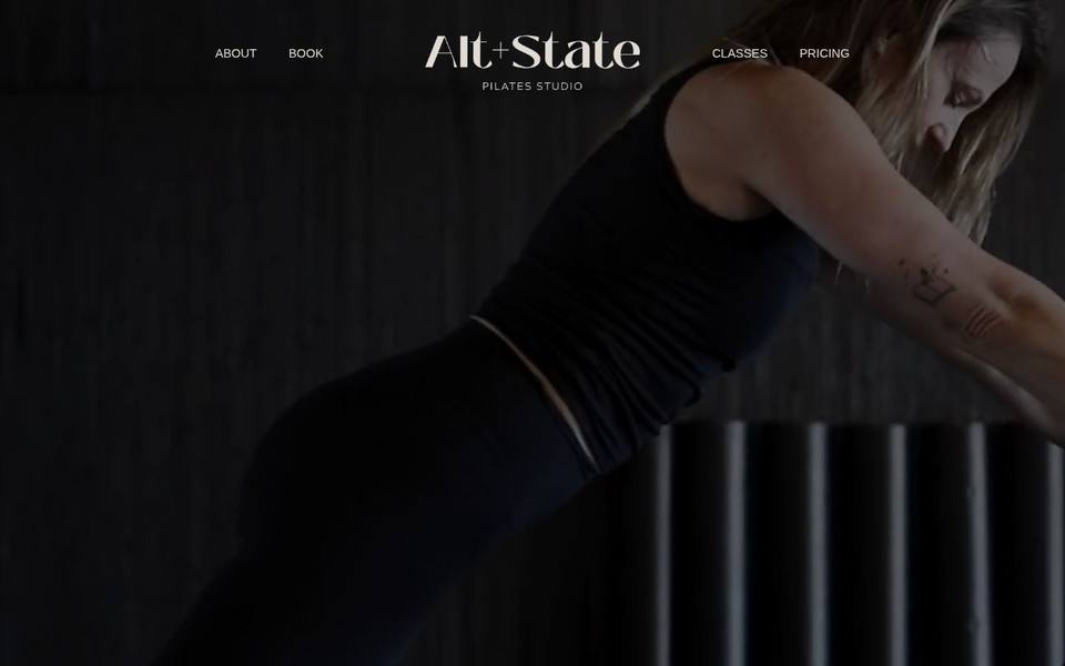 Alt State Pilates website