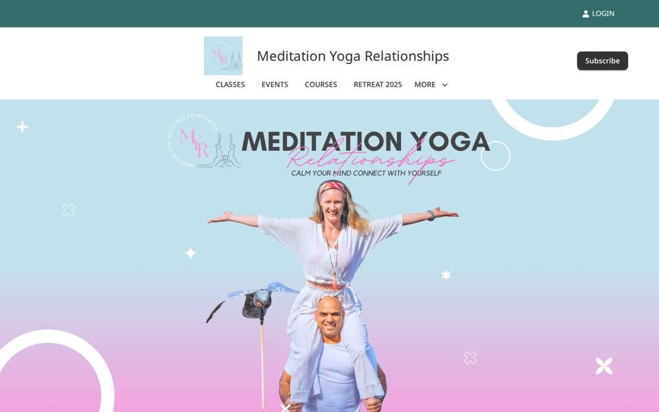 Meditation Yoga Relationships website