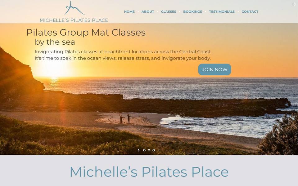 Michelle's Pilates Place website
