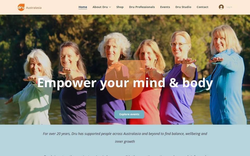 Antidote Dru Yoga website