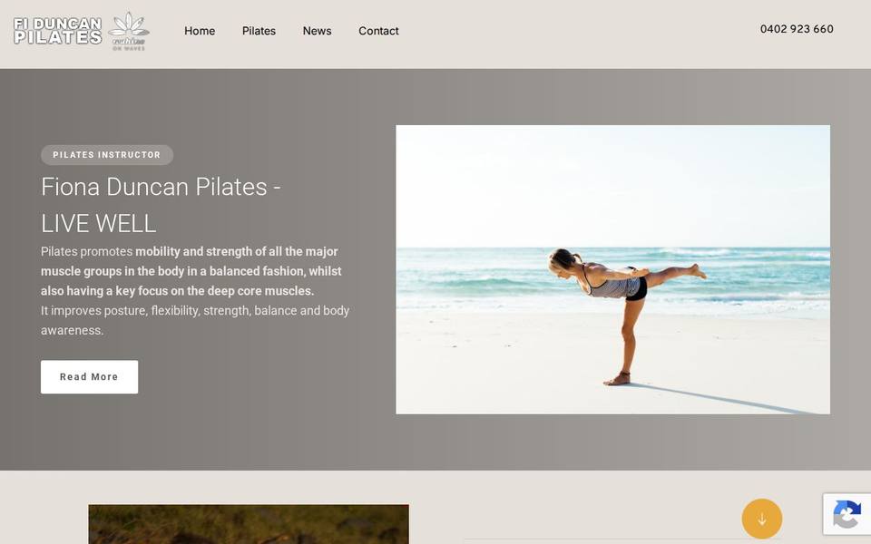 Fiona Duncan Pilates website