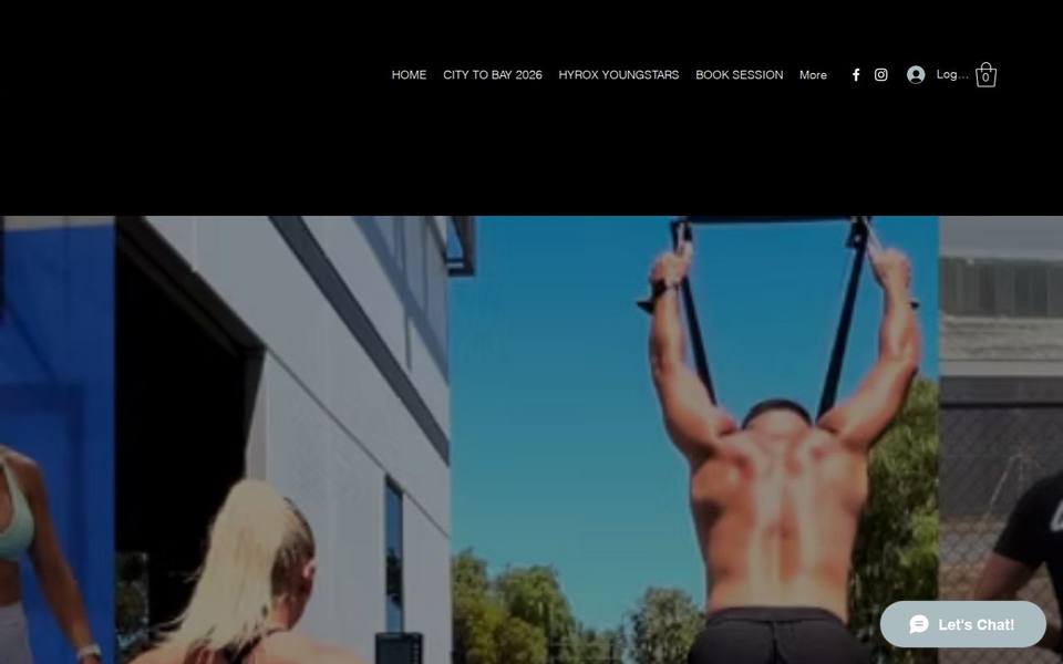 AR Hybrid Training website