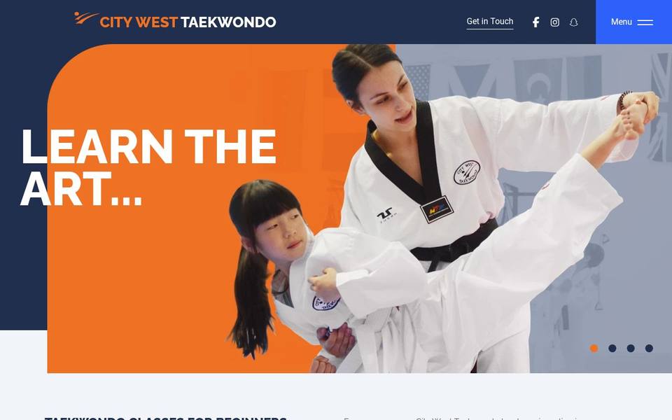 City West Taekwondo website