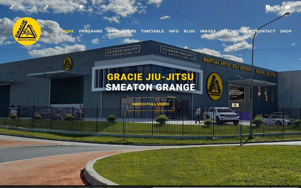 Gracie Jiu Jitsu website