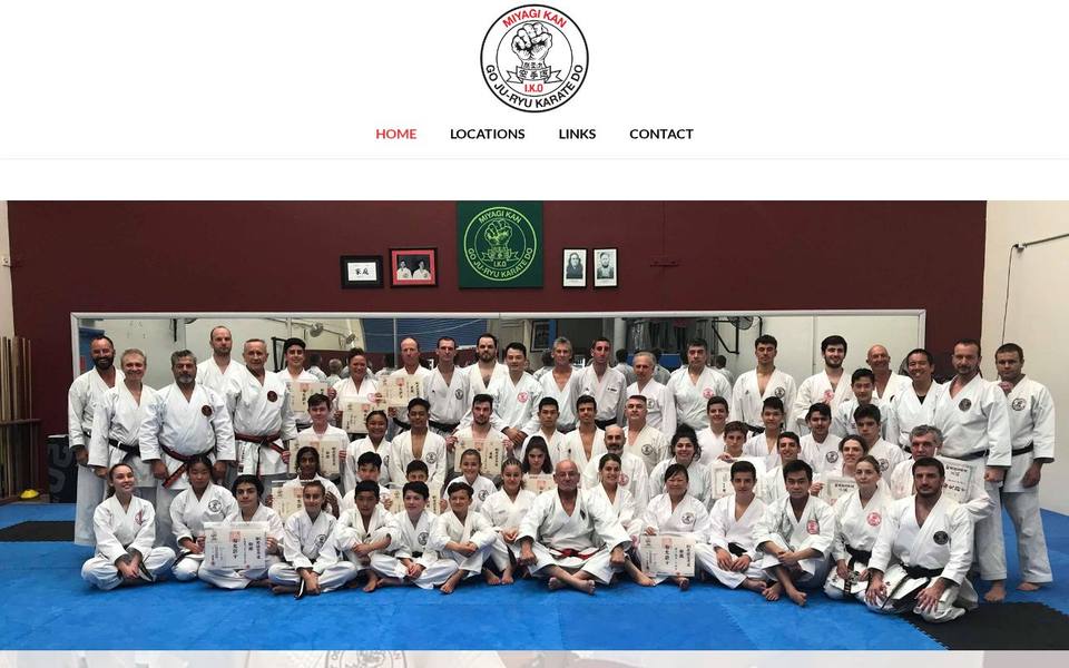 Miyagi Kan Karate Dojo website