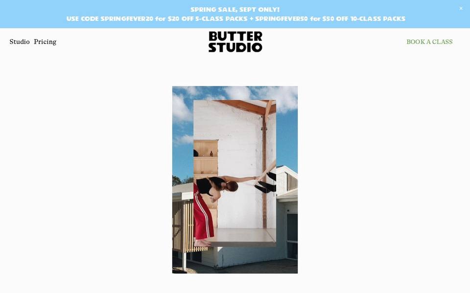Butter Studio website