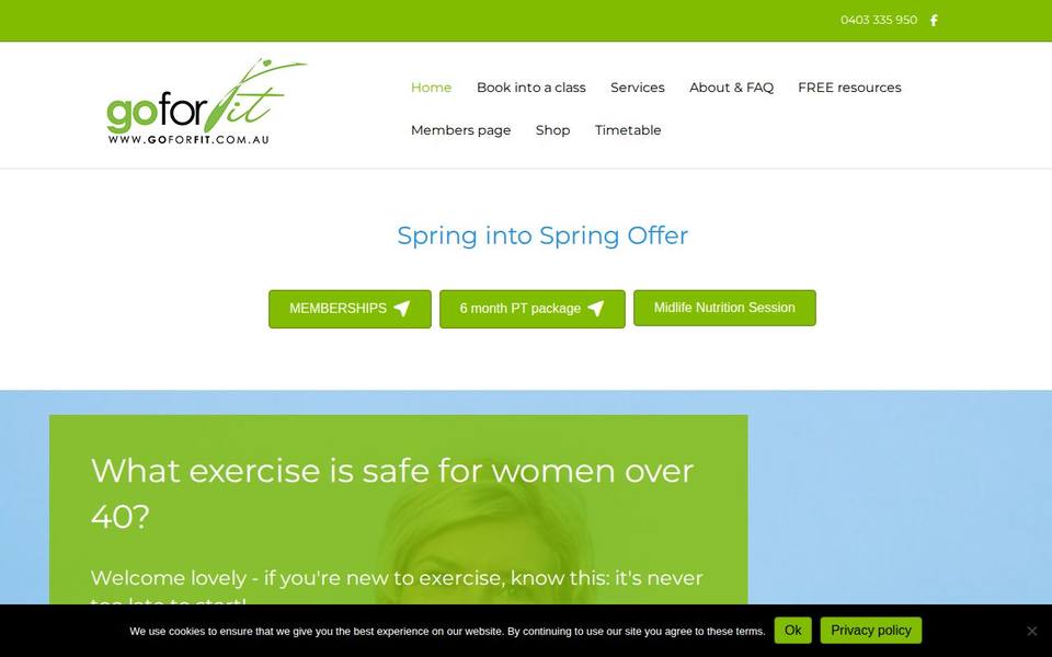 Go For Fit website