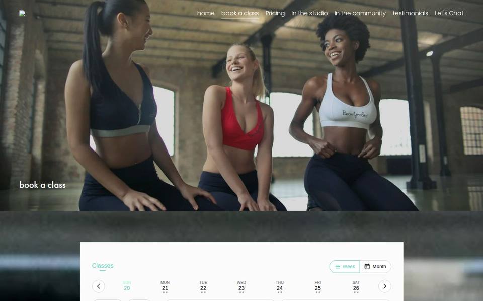 Universal Balance Mind and Body Studio website