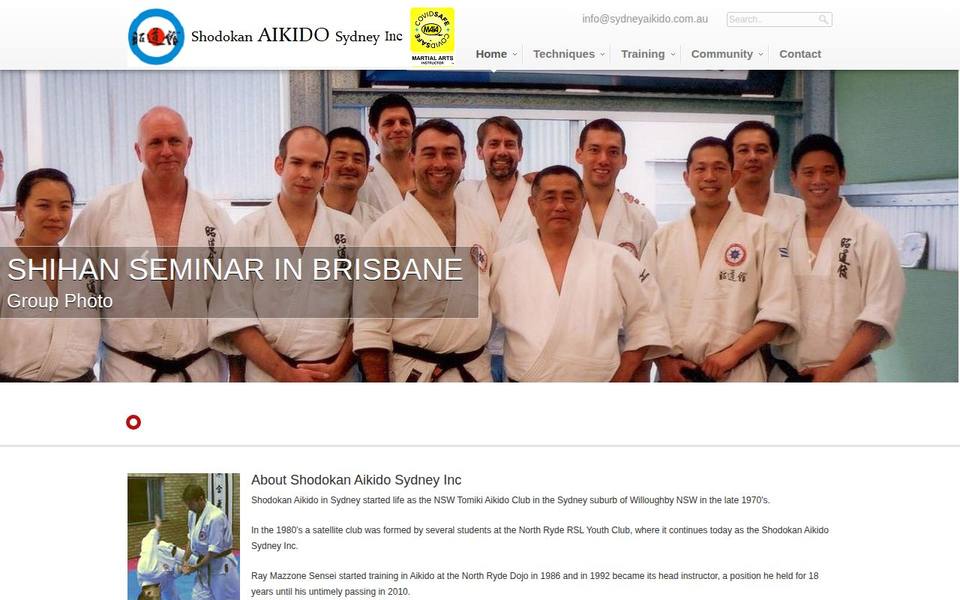 Shodokan Aikido website
