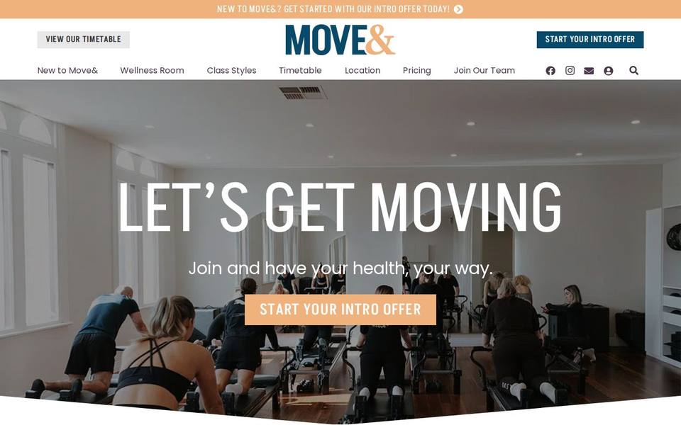 Moveand.studios website