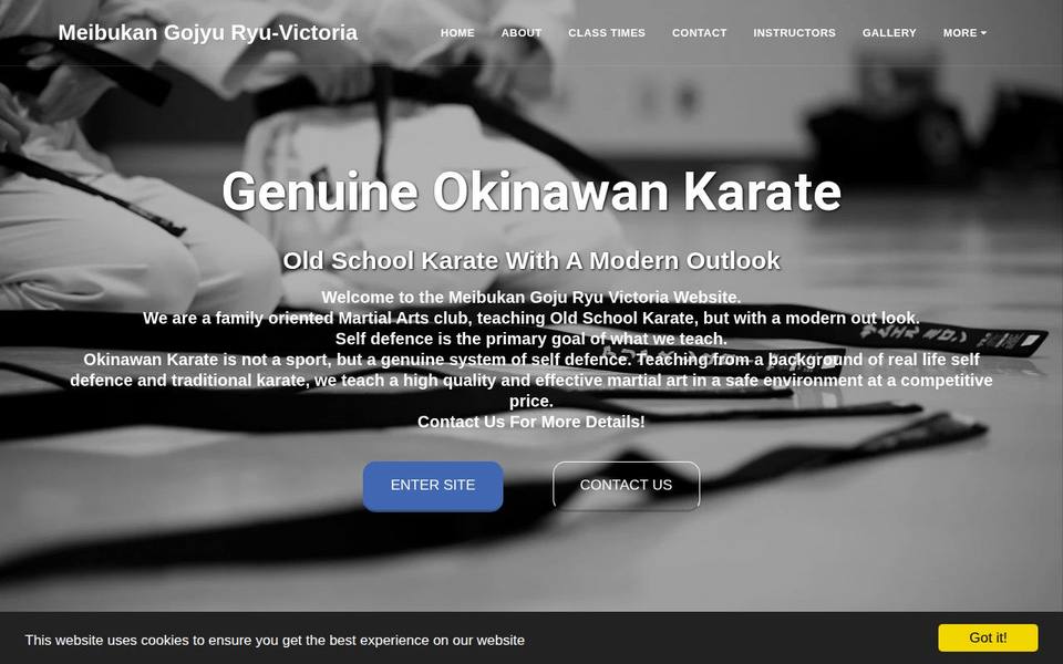 Meibukan Gojyu Ryu website