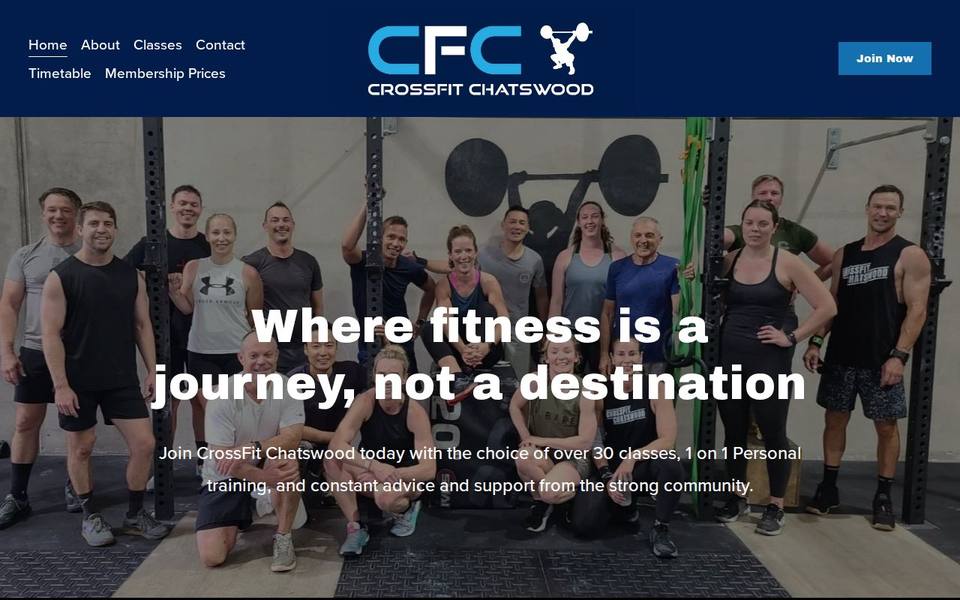 CrossFit Chatswood website