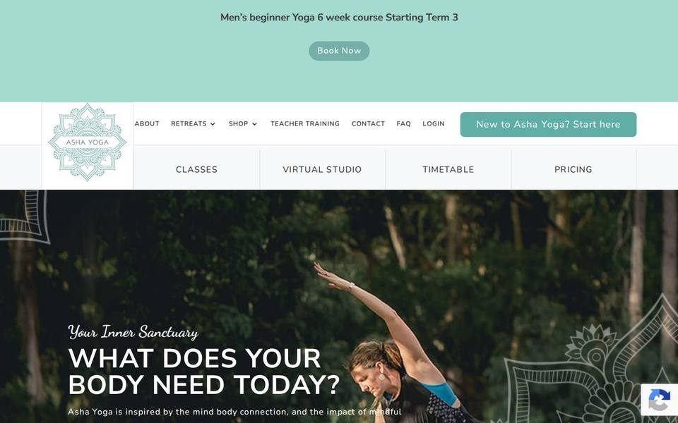 Asha Yoga website