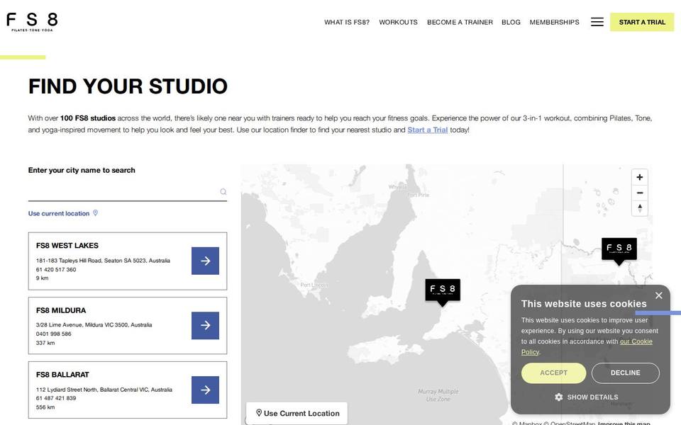 FS8 Bayswater North website