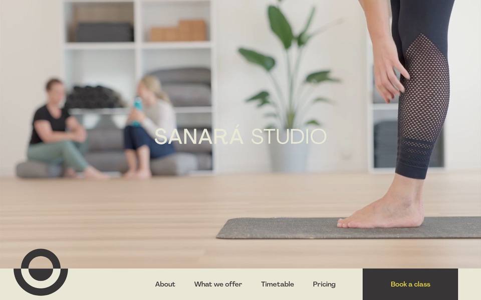 Sanara Studio website