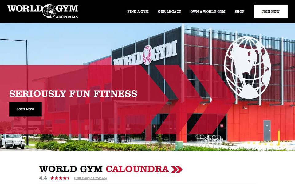 World Gym Caloundra website