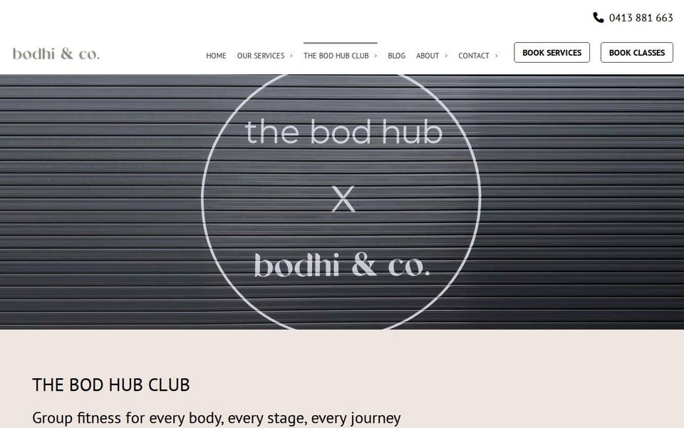 The Bod Hub Club (formerly Carbon Express) website