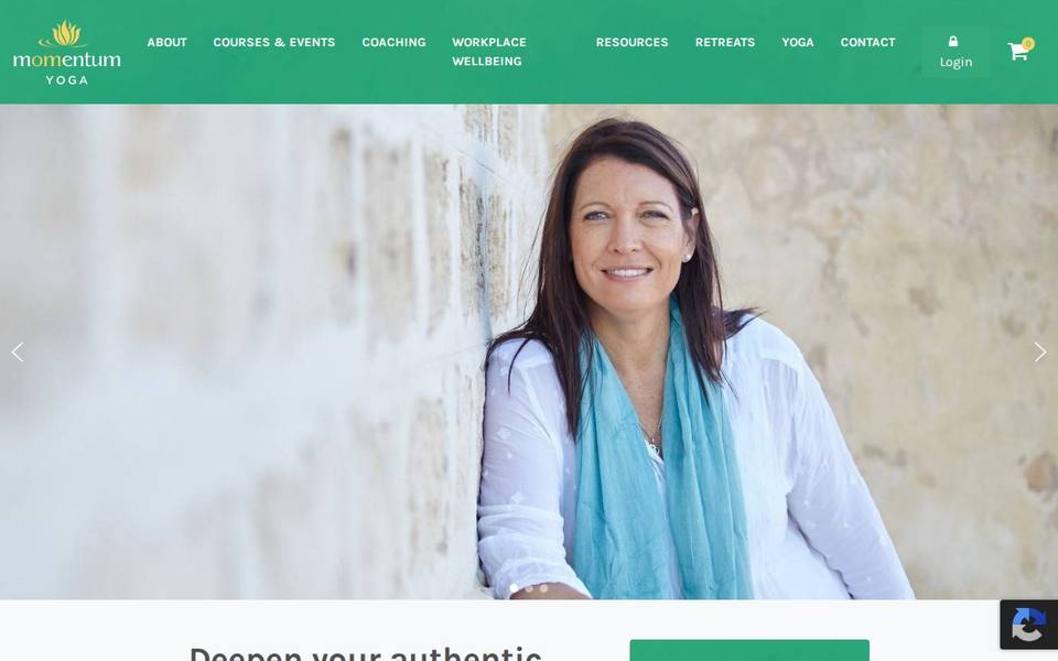 Natalie Snooke Momentum Yoga website