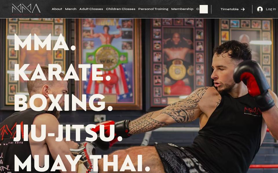Malvern Martial Arts website