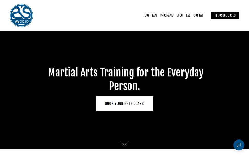 A's Dojo Martial Arts website