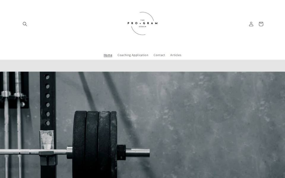 The Pro Gram Coach website
