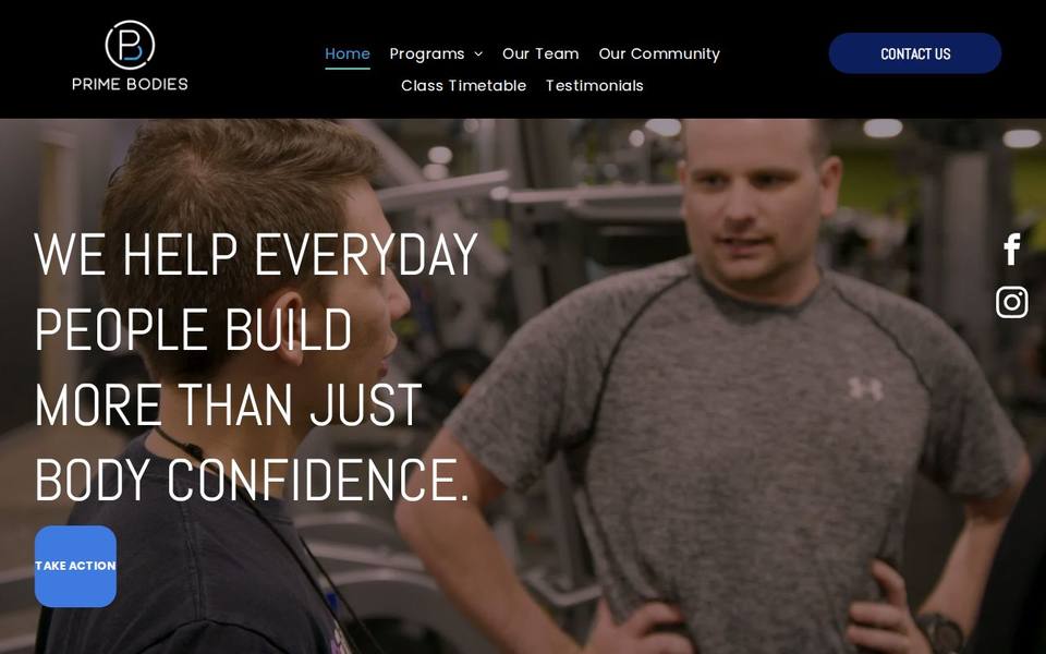 Prime Bodies website