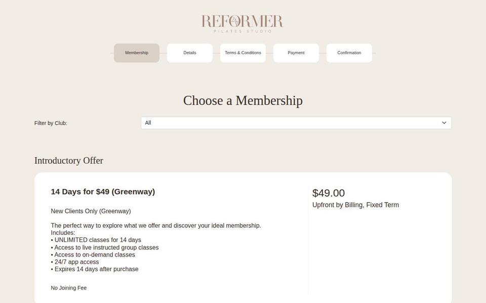 247 Reformer Saint Peters website