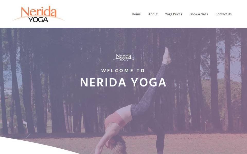 Nerida Yoga website