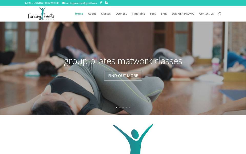 Turning Pointe Pilates website