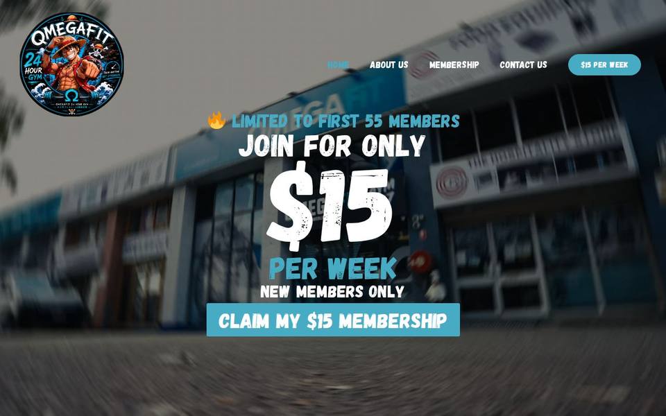 OMEGAFIT hybrid health club website