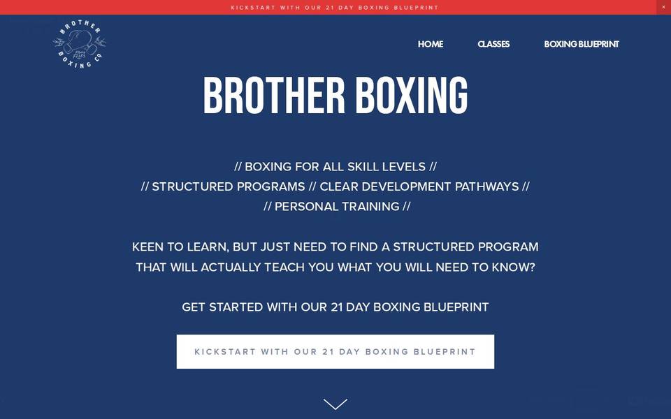 Brother Boxing website