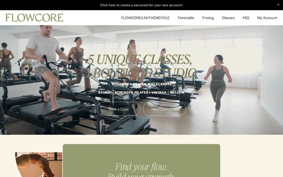 Flowcore Studio website