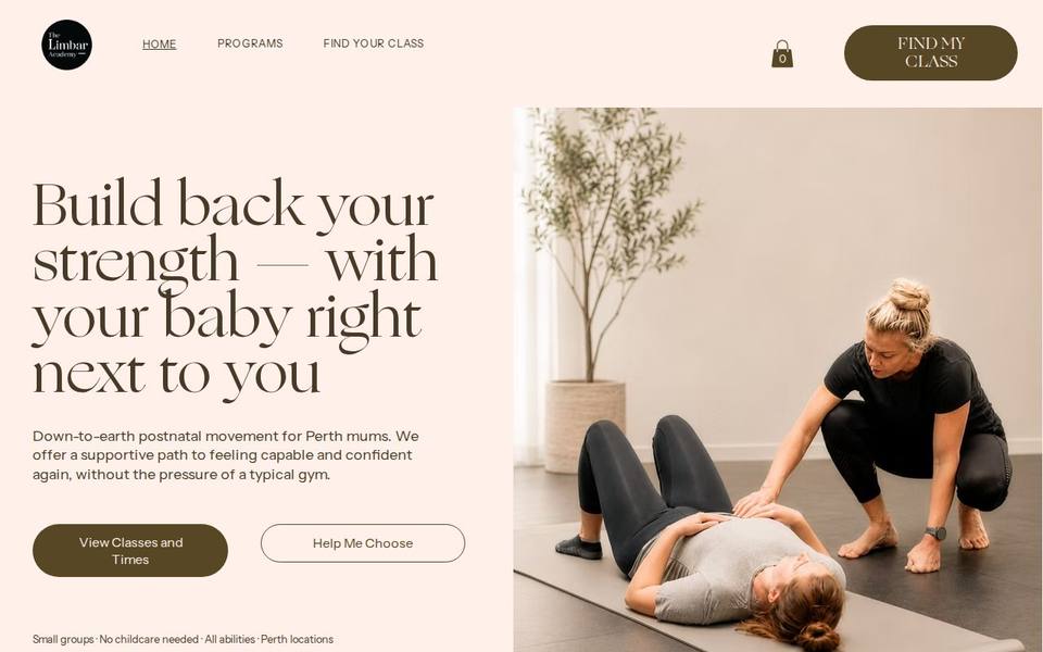 The Limbar Academy website